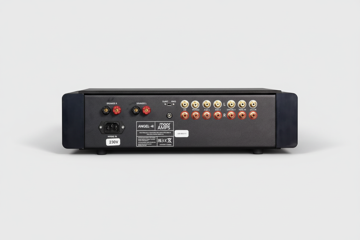Amplifier on light grey background